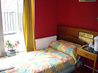 Single room at the hotel