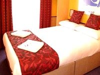A double room at Tudor Court Hotel