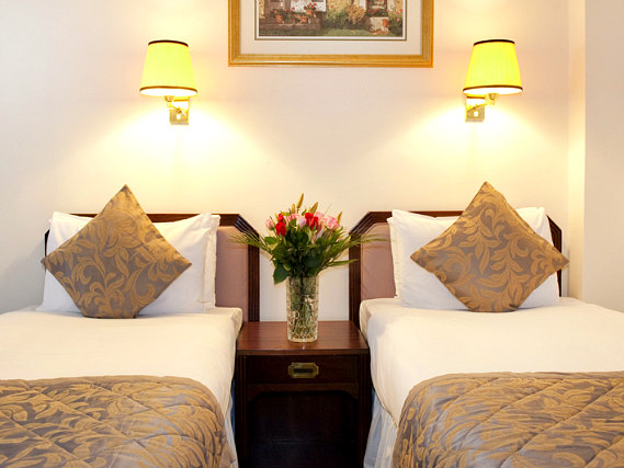 A typical twin room