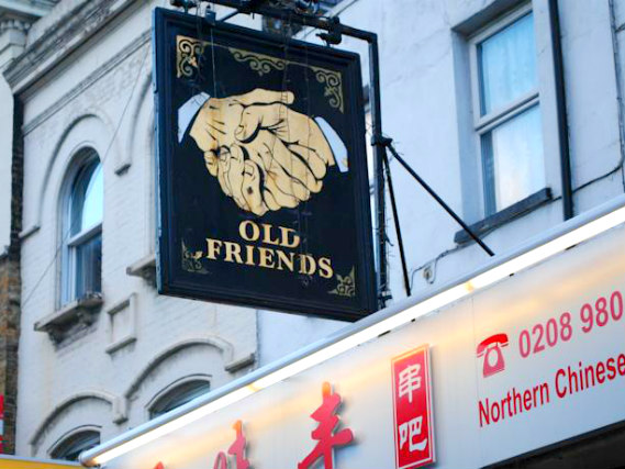 The exterior of Old Friend Hotel