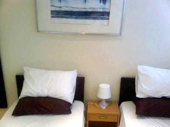 A twin is great for two guests