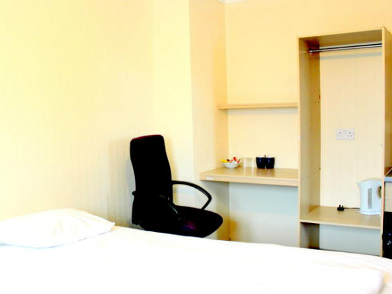 Put up your feet in your room