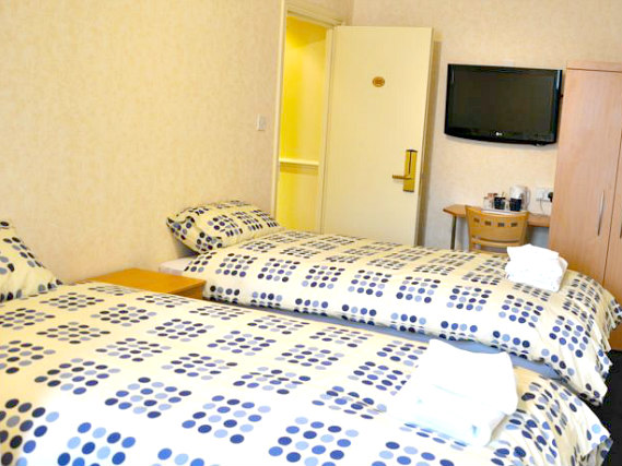 An example of a room at Heathrow Lodge