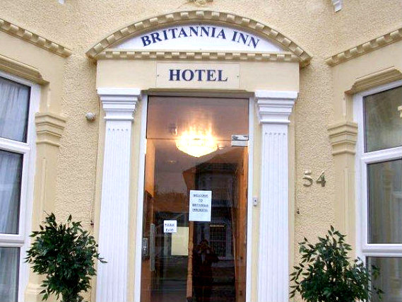 The exterior of Britannia Inn Hotel