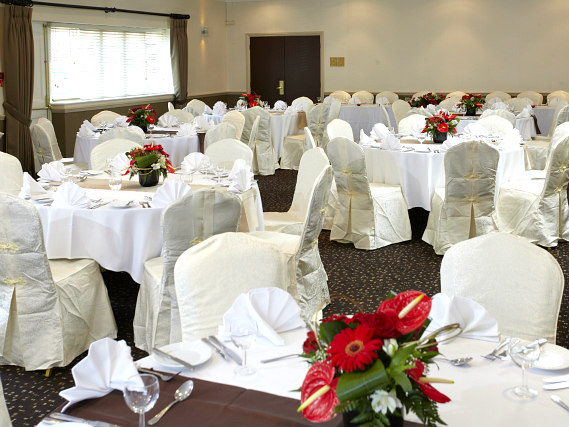 The wedding venue at Best Western Cumberland Hotel