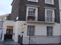 The exterior view of the Golden Star Hotel