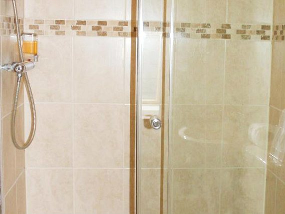 One of the bathrooms