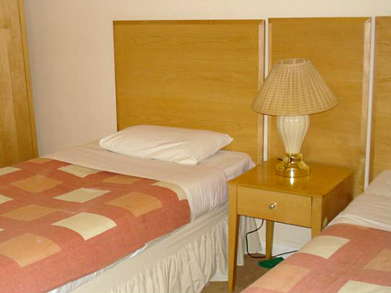 A twin is great for two guests
