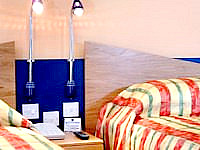 A typical twin room at the City Continental London Kensington