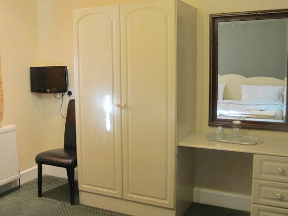 A typical room at Boston Manor Hotel