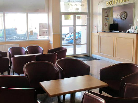 Common areas at Boston Manor Hotel