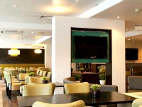 Buffet breakfast and evening meals are served in the Great Room