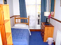 A typical Single room at Hotel Meridiana